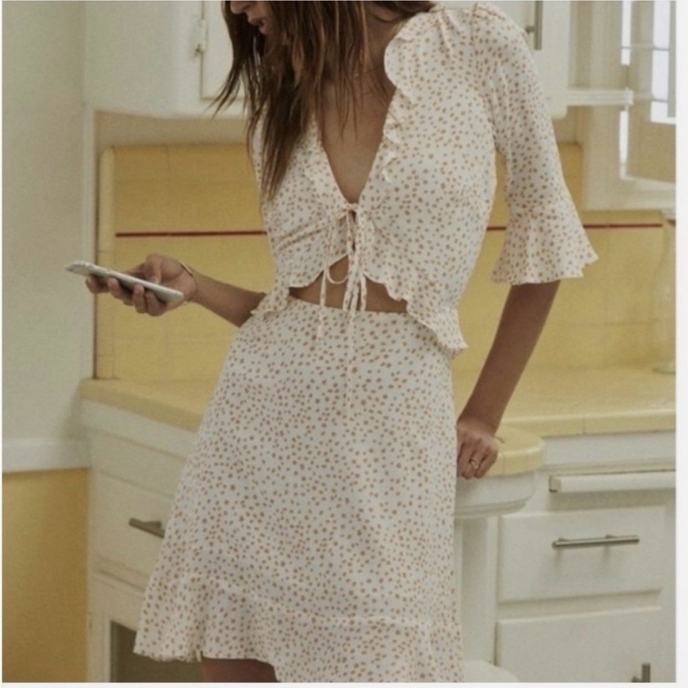 For Love And Lemons Star Cutout Dress